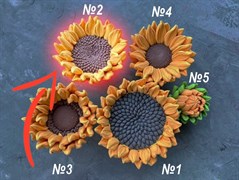 Молд цветок "Подсолнух" № 2 С30055