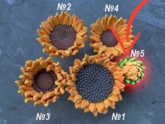 Молд цветок "Подсолнух № 5 С30058